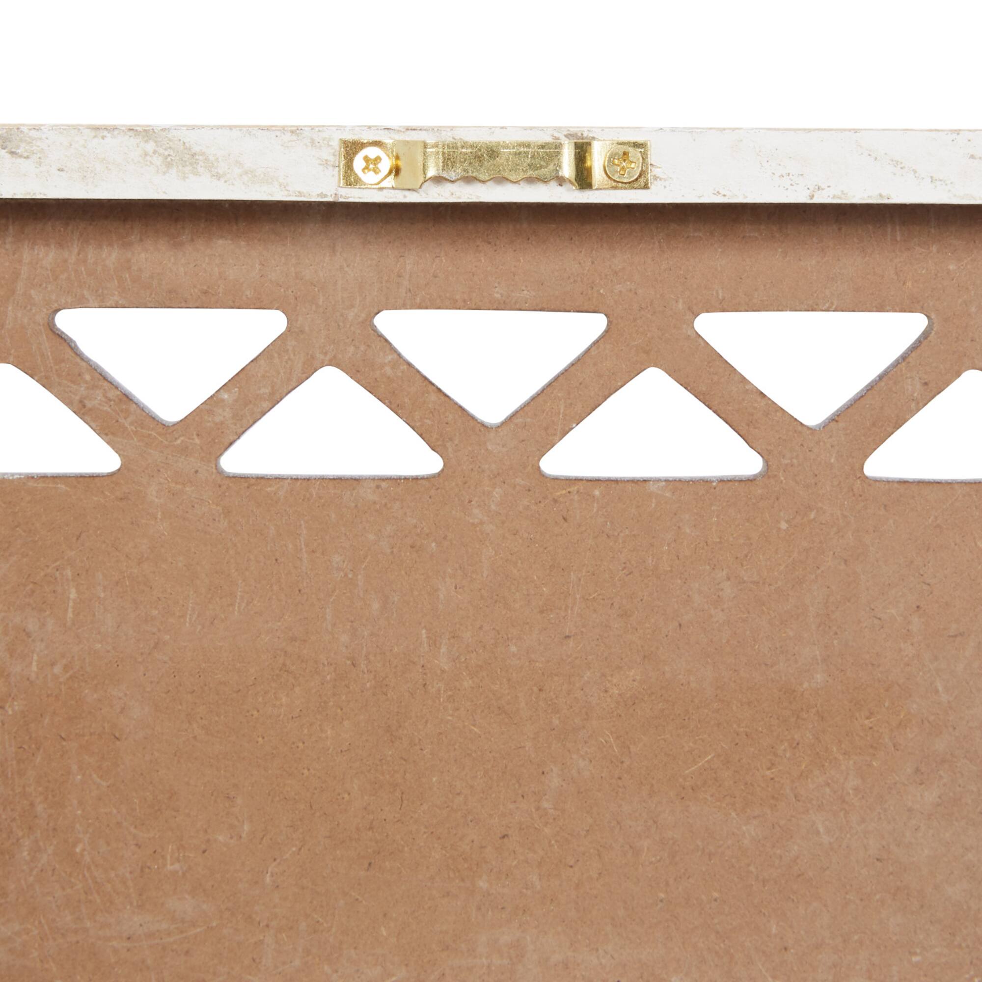 Set of 2 Beige Wood Farmhouse Sign Wall Decor, 12.25" x 7"